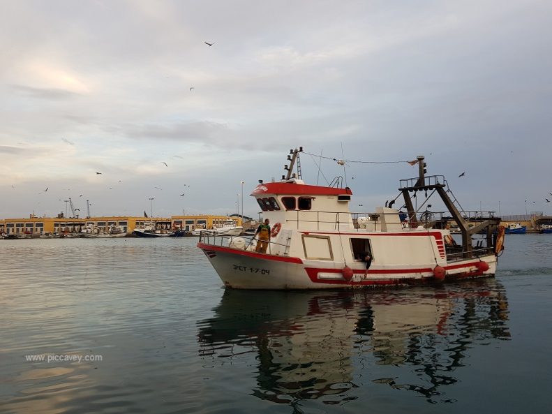 Almeria Port Spain Fishing Boat