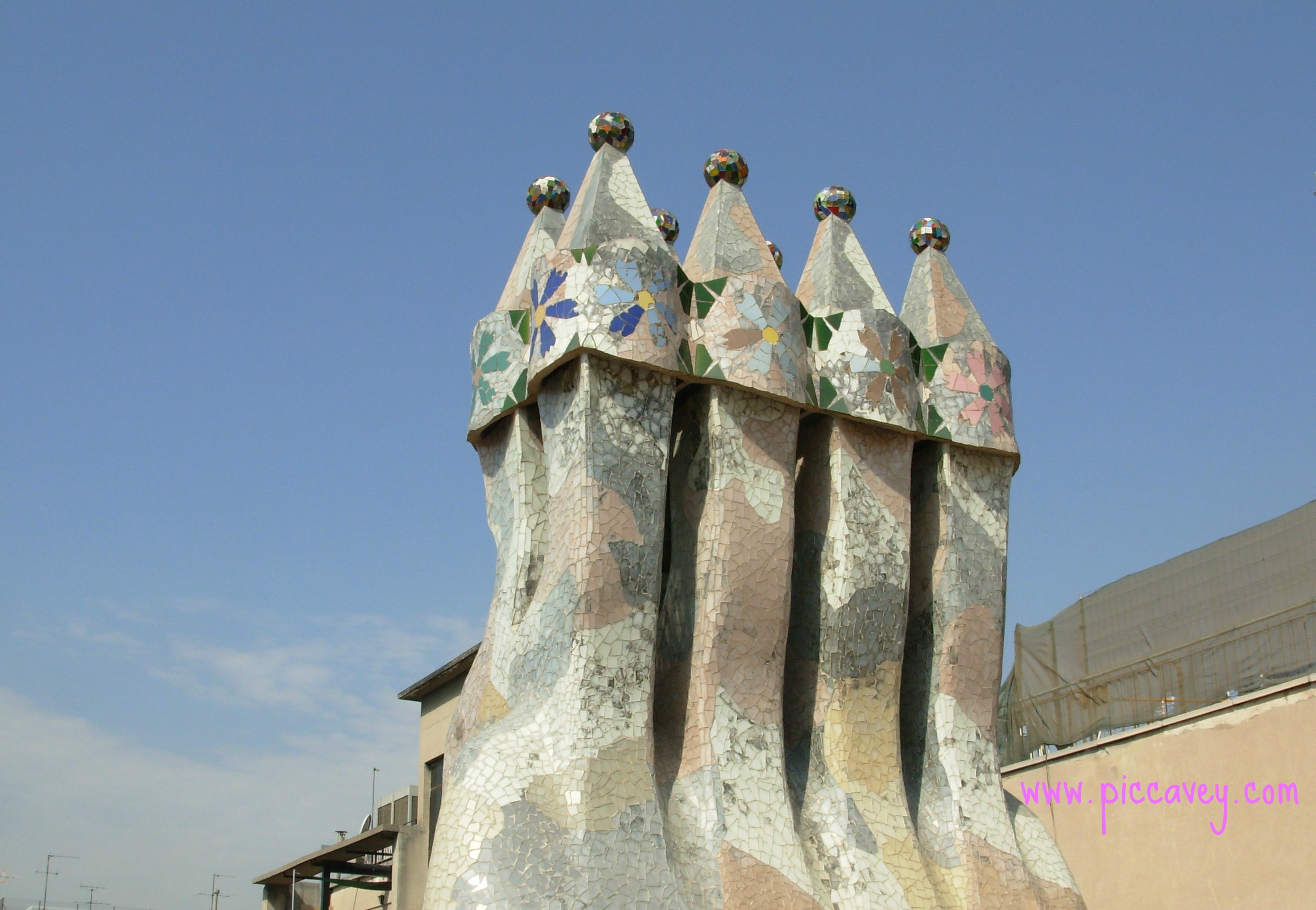 Gaudi Architecture in Barcelona Spain 