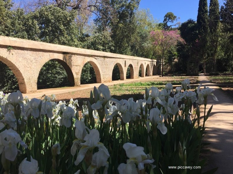 Carmen de los Martires Park in granada