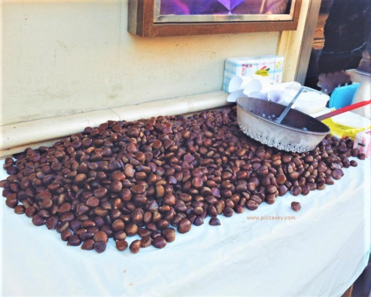 Roast Chestnuts in Granada Spain