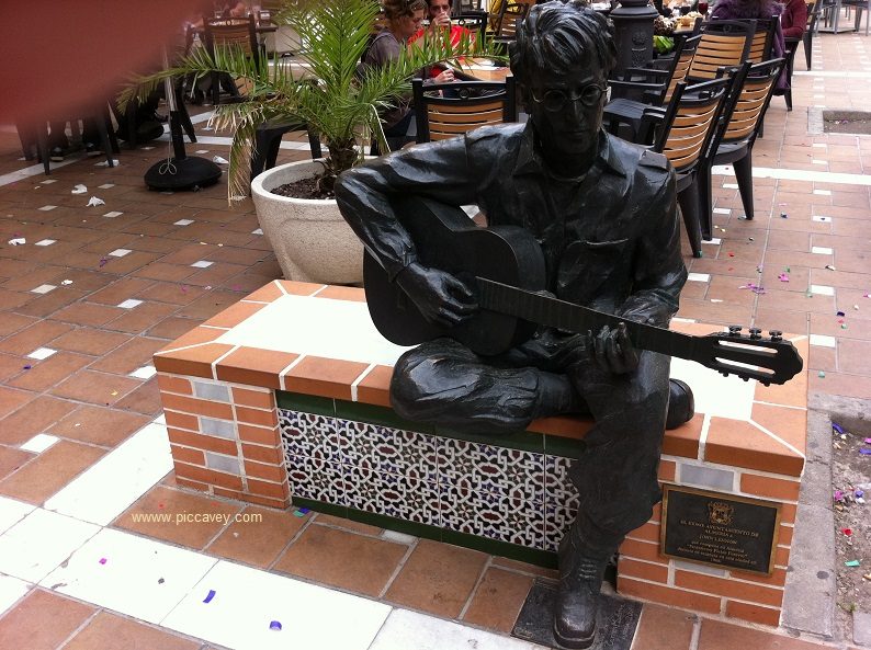 John Lennon Almeria Statue