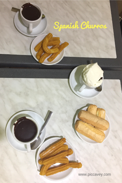 Spanish Churros Chocolate con churros